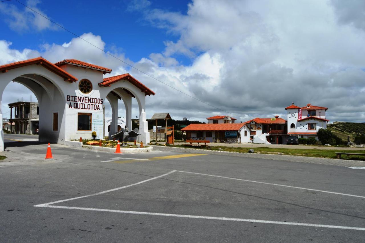 Hotel Quilotoa Green Lake Exterior foto